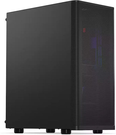 Endorfy Ventum 200 Solid Gaming Midi Tower Κουτί Υπολογιστή με Πλαϊνό Παράθυρο Μαύρο - Image 1