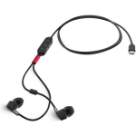 Lenovo Go In-ear Handsfree με Βύσμα USB-C Μαύρο