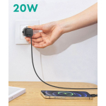 Aukey Φορτιστής Χωρίς Καλώδιο με Θύρα USB-C 20W Power Delivery Μαύρος (PA-B1) - Image 4