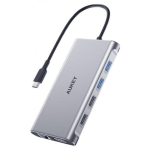 Aukey USB-C / USB-A Docking Station με 4K PD Ethernet Γκρι (AIAUKACBC890000) - Image 2