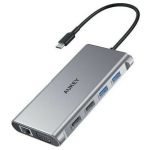 Aukey USB-C / USB-A Docking Station με 4K PD Ethernet Γκρι (AIAUKACBC890000) - Image 4