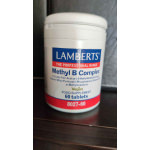 Lamberts Methyl B Complex Βιταμίνη για Ενέργεια, Ενίσχυση του Ανοσοποιητικού & το Νευρικό Σύστημα 60 ταμπλέτες - Image 3
