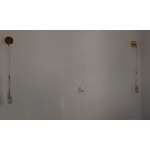 Μοντέρνο Φωτιστικό Τοίχου με Ενσωματωμένο LED και Θερμό Λευκό Φως 62x28x28εκ. - Image 4