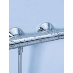 Grohe Grohtherm 800 Μπαταρία Ντουζιέρας Θερμοστατική Ασημί - Image 2