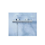 Grohe Grohtherm 800 Μπαταρία Ντουζιέρας Θερμοστατική Ασημί - Image 3