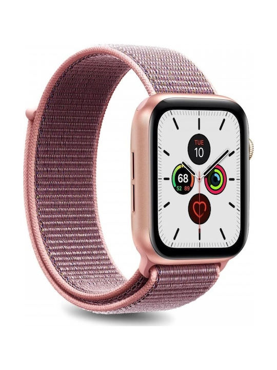 Puro Sport Band Λουράκι Υφασμάτινο Ροζ (Apple Watch 38/40/41mm) - Image 1