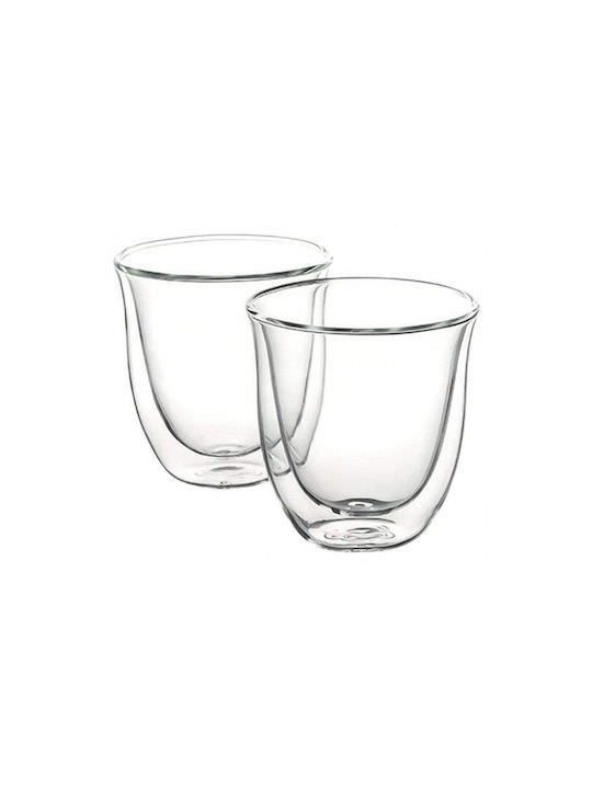 De'Longhi Cappuccino Set Σετ Ποτήρια Καφέ/Freddo από Γυαλί 190ml 2τμχ - Image 1
