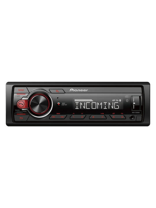 Pioneer Ηχοσύστημα Αυτοκινήτου 1DIN (Bluetooth/USB) με Αποσπώμενη Πρόσοψη - Image 1