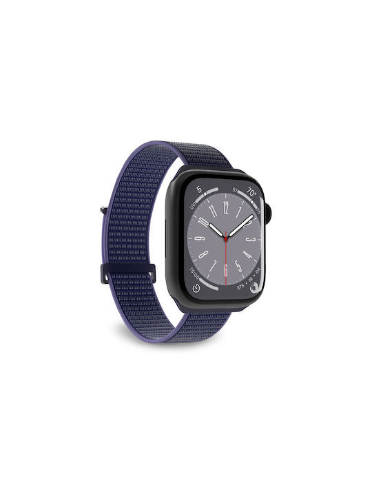 Puro Sport Λουράκι Υφασμάτινο Navy Μπλε (Apple Watch 42/44/45/49 mm, Puro) - Image 1
