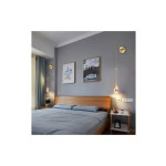 Μοντέρνο Φωτιστικό Τοίχου με Ενσωματωμένο LED και Θερμό Λευκό Φως 62x28x28εκ. - Image 3