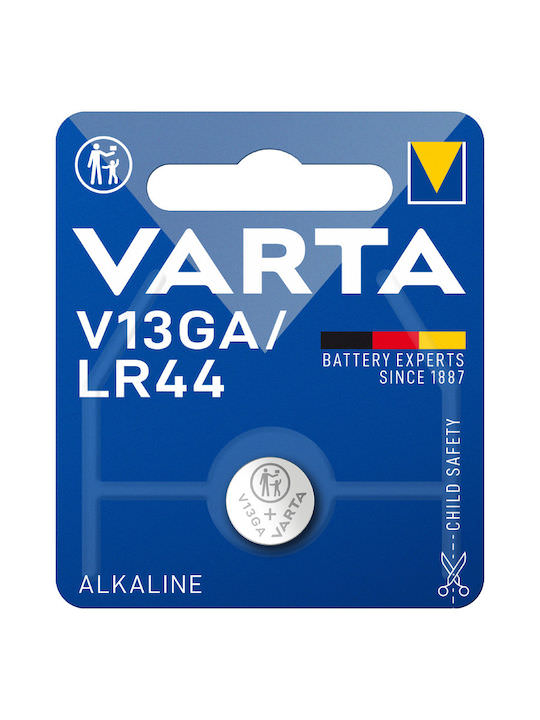 Varta V13GA Αλκαλική Μπαταρία Ρολογιών LR44 1.5V 1τμχ - Image 1