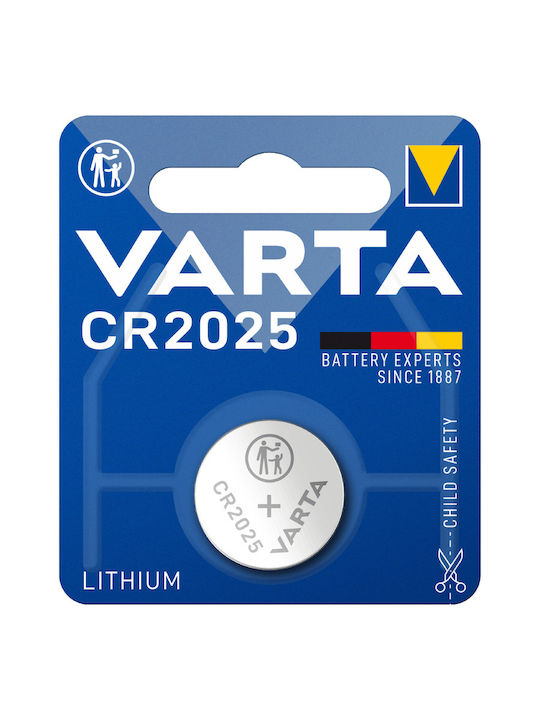 Varta Professional Electronics Μπαταρία Λιθίου Ρολογιών CR2025 3V 1τμχ - Image 1