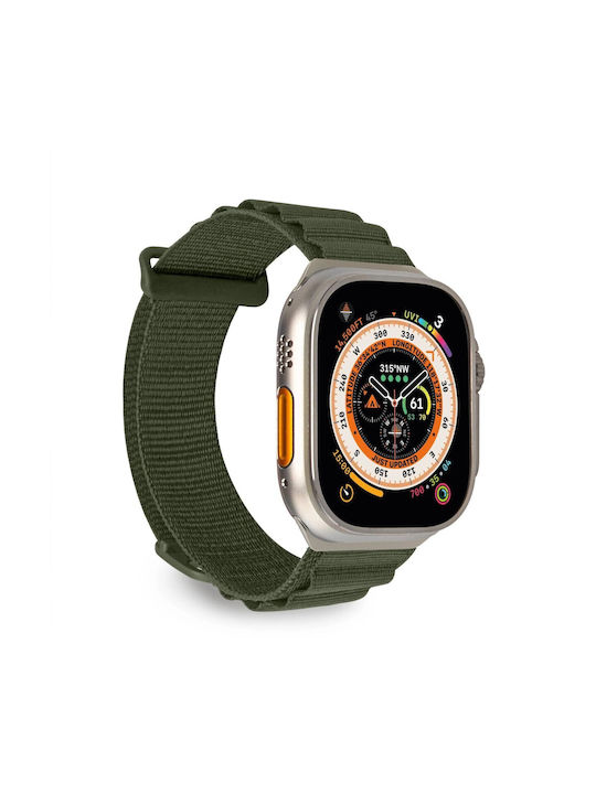 Puro Extreme Λουράκι Υφασμάτινο Πράσινο (Apple Watch 42/44/45mm) - Image 1