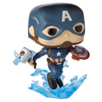 Funko Pop! Marvel: Avengers - Captain America with Broken Shield & Mjolnir 573 Bobble-Head - Image 3