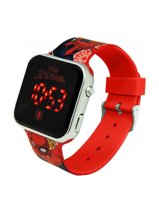 Kids Licensing Παιδικό Smartwatch 35mm Spiderman με Κάμερα Κόκκινο - Image 1