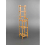 Ξύλινη Ραφιέρα Μπάνιου & Κουζίνας 5 Ράφια – Μασίφ Πεύκο - Image 4