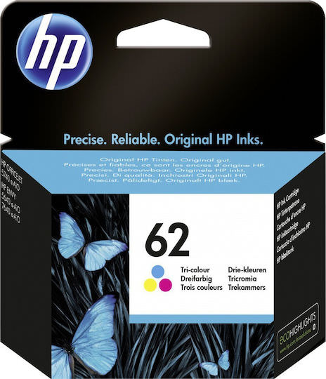 HP 62 Γνήσιο Μελάνι Εκτυπωτή InkJet Πολλαπλό (Color) (C2P06AE) - Image 1