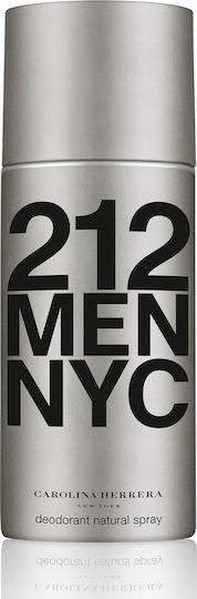 Carolina Herrera 212 Men NYC Deodorant Natural Αποσμητικό σε Spray 150ml - Image 1