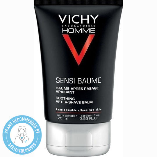 Vichy After Shave Balm Homme Sensi χωρίς Οινόπνευμα για Ευαίσθητες Επιδερμίδες 75ml - Image 1