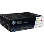HP 131A Γνήσιο Multipack Toner Laser Εκτυπωτή Κίτρινο/Κυανό/Ματζέντα 3τμχ U0SL1AM