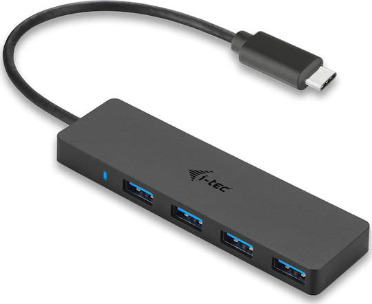 i-tec USB 3.0 Hub 4 Θυρών με σύνδεση USB-C & Θύρα Φόρτισης - Image 1