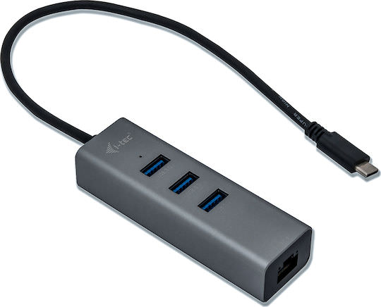 i-tec USB 3.0 Hub 3 Θυρών με σύνδεση USB-A / Ethernet - Image 1
