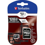 Verbatim Premium microSDXC 128GB Class 10 U1 UHS-I με αντάπτορα - Image 3