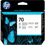 HP 70 Γνήσιο Πακέτο 2 Μελανιών Εκτυπωτή InkJet Ανοιχτό Κυανό / Ανοιχτό Ματζέντα (C9405A)