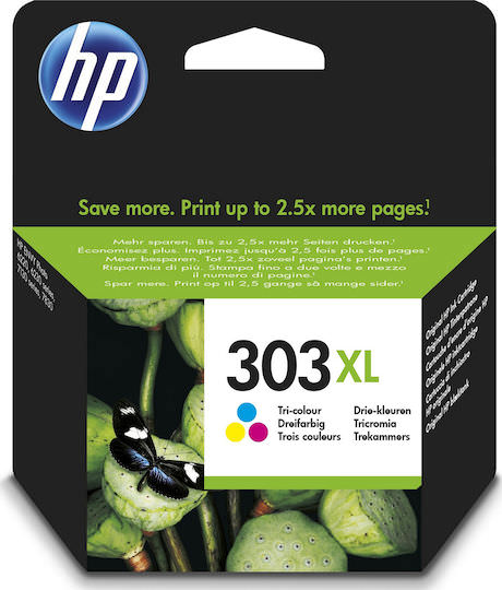 HP 303XL Γνήσιο Μελάνι Εκτυπωτή InkJet Πολλαπλό (Color) (T6N03AE) - Image 1