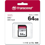 Transcend 300s SDXC 64GB Class 10 U1 V30 UHS-I - Image 2