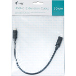 i-tec USB 3.0 Cable USB-C male - USB-C female 60W Μαύρο 0.3m (C31EXTENDCBL) - Image 3