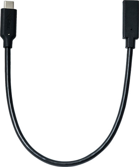i-tec USB 3.0 Cable USB-C male - USB-C female 60W Μαύρο 0.3m (C31EXTENDCBL) - Image 1