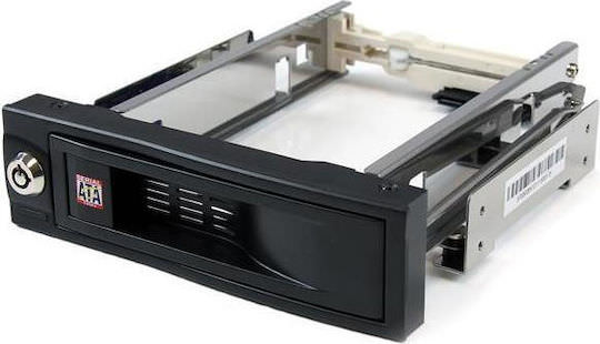 StarTech 5.25" Trayless Hot Swap Mobile Rack for 3.5" Hard Drive Μαύρο HSB100SATBK - Image 1