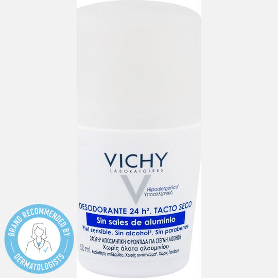 Vichy Dry Touch Αποσμητικό 24h σε Roll-On Χωρίς Αλουμίνιο 50ml - Image 1