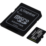 Kingston Canvas Select Plus microSDXC 256GB Class 10 U3 V30 A1 UHS-I με αντάπτορα - Image 2