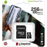 Kingston Canvas Select Plus microSDXC 256GB Class 10 U3 V30 A1 UHS-I με αντάπτορα - Image 3