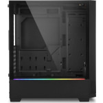 Sharkoon RGB Flow Gaming Midi Tower Κουτί Υπολογιστή με Πλαϊνό Παράθυρο Μαύρο - Image 4