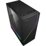 Sharkoon RGB Flow Gaming Midi Tower Κουτί Υπολογιστή με Πλαϊνό Παράθυρο Μαύρο - Image 3