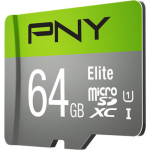 PNY Elite microSDXC 64GB Class 10 U1 UHS-I με αντάπτορα - Image 3