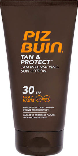 Piz Buin Tan & Protect Tan Intensifying Sun Lotion Αδιάβροχη Αντηλιακή Λοσιόν για το Σώμα SPF30 150ml - Image 1