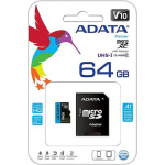 Adata Premier microSDXC 64GB Class 10 U1 V10 A1 UHS-I με αντάπτορα - Image 2