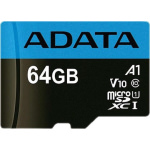 Adata Premier microSDXC 64GB Class 10 U1 V10 A1 UHS-I με αντάπτορα - Image 3