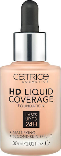 Catrice Cosmetics HD Liquid Coverage Liquid Foundation 20 Rose Beige 30ml - Image 1