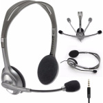 Logitech H111 On Ear Multimedia Ακουστικά με μικροφωνο και σύνδεση 3.5mm Jack - Image 4