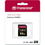 Transcend 700S SDXC 64GB Class 10 U3 V90 UHS-II - Image 2