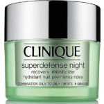 Clinique Superdefense Recovery Ενυδατικό & Αντιγηραντικό Gel Προσώπου Νυκτός με Υαλουρονικό Οξύ & Centella Asiatica 50ml