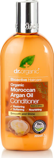 Dr.Organic Organic Moroccan Argan Oil Conditioner Αναδόμησης/Θρέψης για Ξηρά Μαλλιά 265ml - Image 1