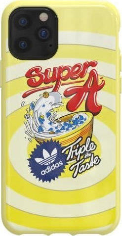 adidas BODEGA Back Cover Σιλικόνης Κίτρινο (iPhone 11 Pro) - Image 1