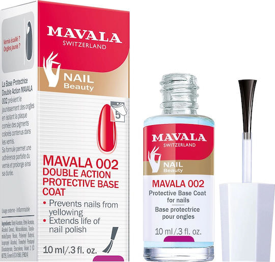 Mavala Switzerland Double Action Protective 002 Base Coat για Απλά Βερνίκια 10ml - Image 1