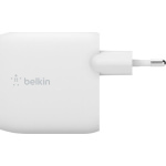 Belkin Φορτιστής Χωρίς Καλώδιο με 2 Θύρες USB-A 24W Λευκός (Boost Charge) - Image 3